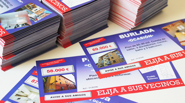 folletos publicidad, Folletos inmobiliaria