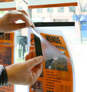 lamina cristal, porta carteles publicidad lamina cristal, porta carteles publicidad